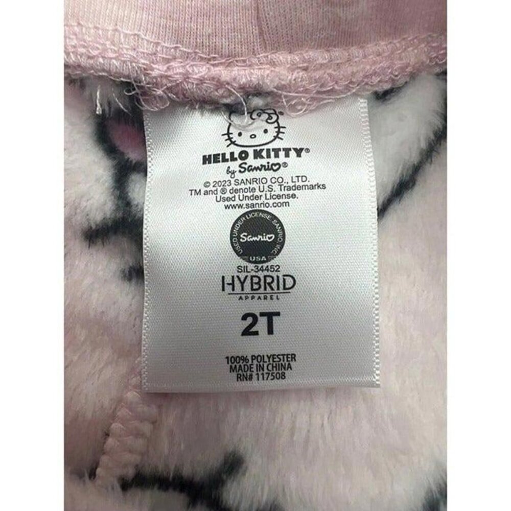 Sanrio Hello Kitty Fleece Pants Size 2T - Picture 2 of 2